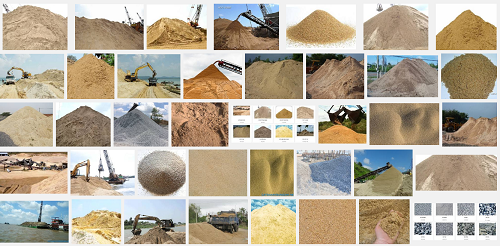 Lựa chọn cát, xi măng